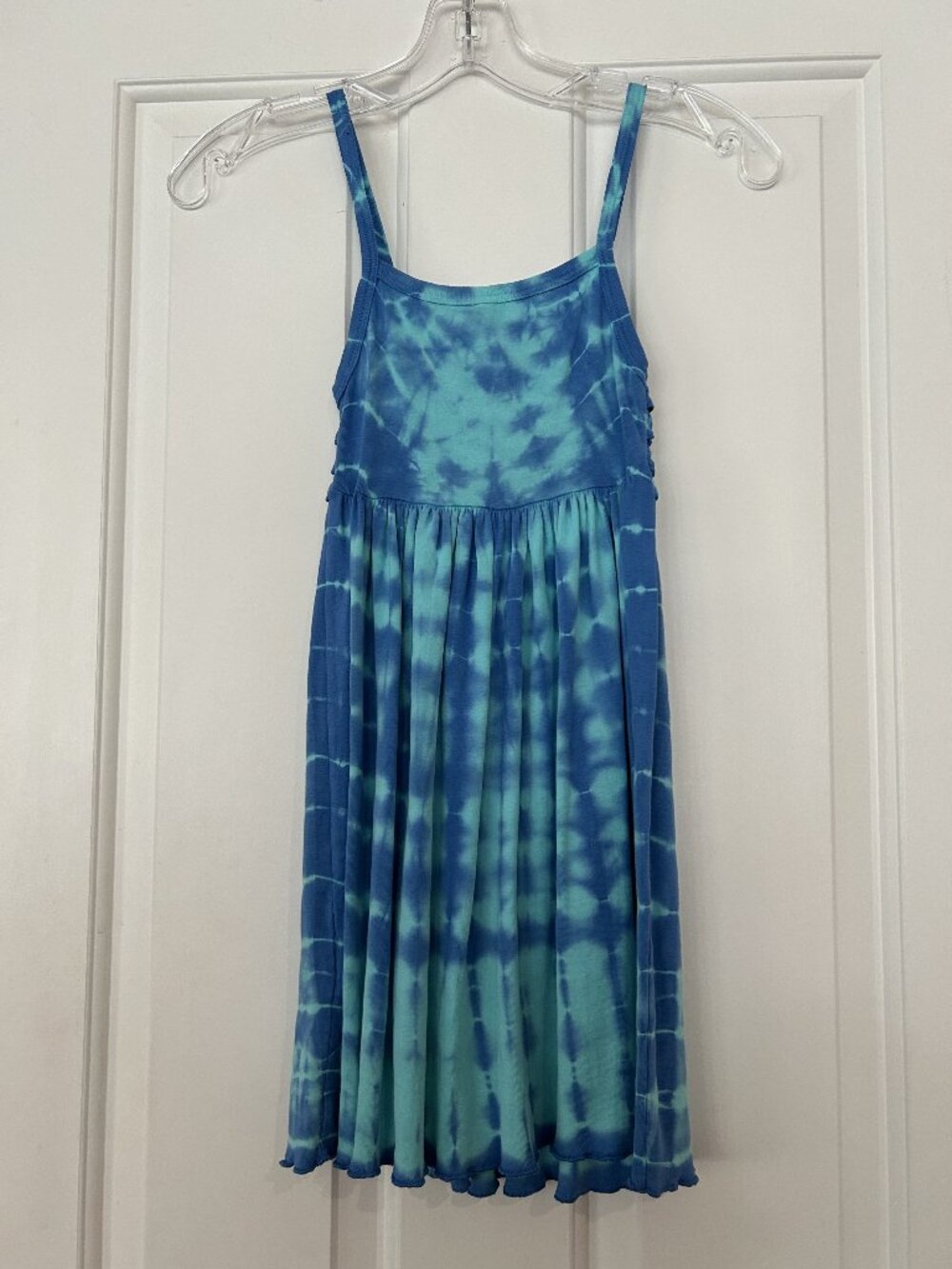 Mignone - Blue and White Cotton Sundress - Size 5/6 Girls